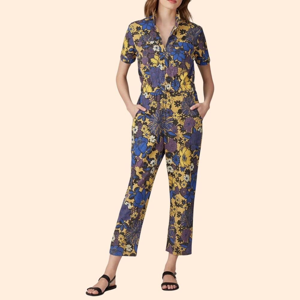 MOTHER Zippy Jumpsuit Oopsie Daisy
